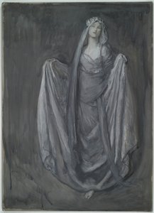 Studie für Blanchefleur von Edwin Austin Abbey