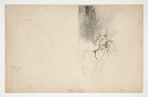 Studie für Mariana, aus Maß für Maß von Edwin Austin Abbey