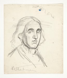 Studie für Rittenhouse: Skizze für Wandgemälde für das Staatskapitol in Harrisburg, Pennsylvania, 1902-1911 (vollendet von John Singer Sargent) von Edwin Austin Abbey
