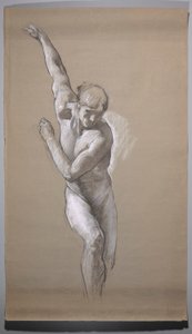 Studie für Wissenschaft, die die Schätze der Erde entdeckt von Edwin Austin Abbey