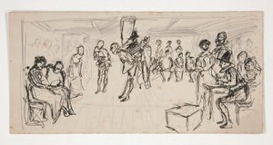 Studie für ein von Edwin Austin Abbey