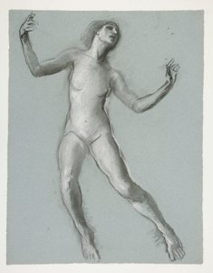 Studie für Figur von 12 Uhr mittags von Edwin Austin Abbey