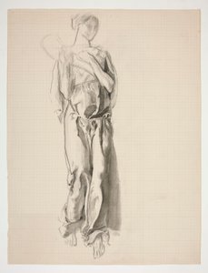 Studie für die Figur des Überflusses im Wandgemälde, Wissenschaft enthüllt die Schätze der Erde, im State Capitol Gebäude in Harrisburg, Pennsylvania