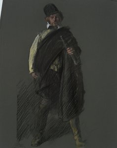 Studie für die Figur von Captain Peter Minuit von Edwin Austin Abbey