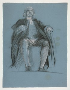 Studie für die Figur von General John Peter Gabriel Muhlenberg von Edwin Austin Abbey