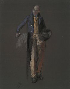 Studie für die Figur von Stephan Girard von Edwin Austin Abbey