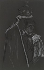 Studie eines Peers für die Krönung von Edward VII. von Edwin Austin Abbey