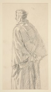 Studie eines Mannes in Robe von Edwin Austin Abbey