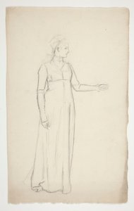Studie einer Frau von Edwin Austin Abbey