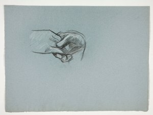 Studie von Händen für von Edwin Austin Abbey