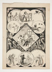 Titelseite für Äsop von Edwin Austin Abbey