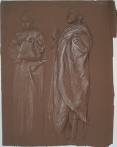 Unidentifizierte Studie von Edwin Austin Abbey