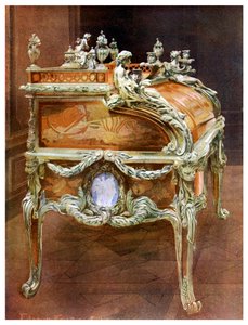 Schreibtisch von Louis XV., der Louvre, Paris, 1911-1912