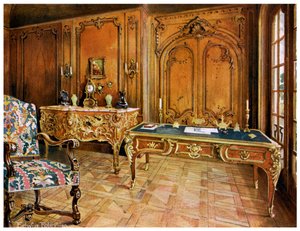 Französisches getäfeltes Zimmer, Wallace Collection, London, 1911-1912