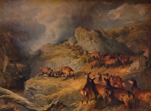 Nur die Tapferen verdienen die Schöne, ca. 1854 von Edwin Landseer