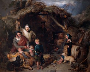 Die illegale Whisky-Brennerei in den Highlands von Edwin Landseer