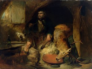 Der Wilde, ca. 1838 von Edwin Landseer