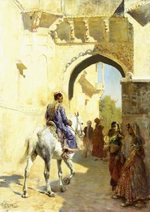 Eine arabische Szene, 1884-89 von Edwin Lord Weeks