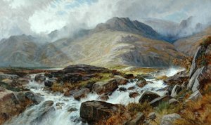 Der Glyder Fawr von Pen-Y Ben Glog, 1876