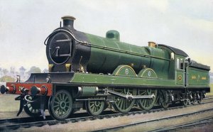 Im Schatten von York Minster: Eine nordöstliche Verbundmaschine. London und North Eastern Railway Dampflokomotive Klasse C8 731 von Edwin Thomas Rudd