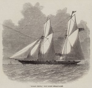 Norah Creina, Eisenschrauben-Dampfyacht von Edwin Weedon