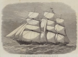 Das Teeschiff Spindrift, Gewinner des Ozeanrennens aus China von Edwin Weedon