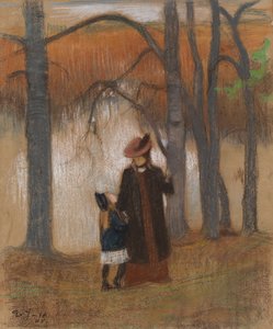 Die Frau und Tochter des Künstlers von Eero Järnefelt