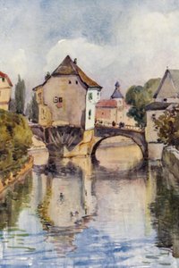 Der Rhein: Alte Brücke in Kreuznach von Effie Jardine