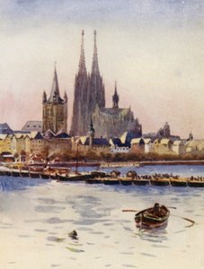 Der Rhein: Beim Verlassen von Köln von Effie Jardine