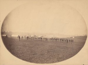 [Bajonettübung], ca. 1863 von Egbert Guy Fowx