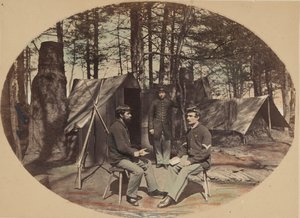 Leben im Lager, Hauptquartier des 6. Korps, ca. 1864 von Egbert Guy Fowx