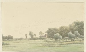 Landschaft in der Umgebung von Wageningen von Egbert van Drielst