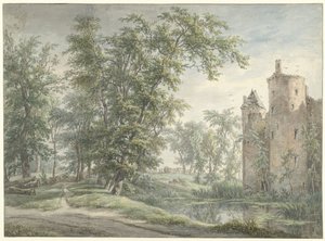 Ruine des Hauses De Haer von Egbert van Drielst