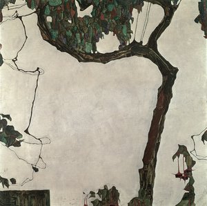 Herbstbaum, 1909 von Egon Schiele