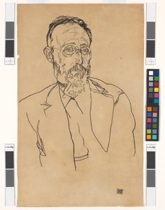 Heinrich Gomperz, Univ.-Prof., Dr. Philosoph von Egon Schiele