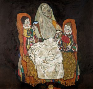 Mutter mit zwei Kindern III von Egon Schiele