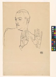 Porträt Arthur Roessler von Egon Schiele