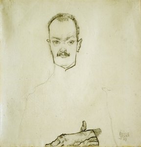 Porträt von Arthur Roessler, 1910