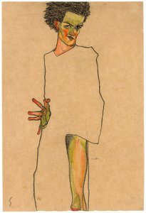Selbstporträt von Egon Schiele