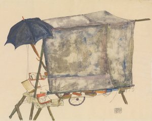 Straßenkarren von Egon Schiele