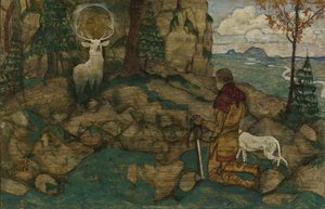 Die Vision des Heiligen Hubertus, 1916