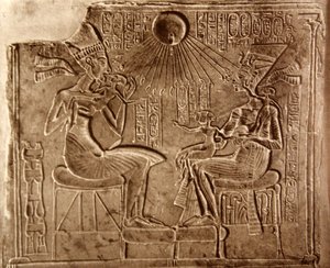 Echnaton und seine Familie, aus Akhetaten (modernes Tell el-Amarna)