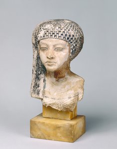 Kopf einer Amarna-Prinzessin, um 1353-37 v. Chr. von Egyptian 18th Dynasty