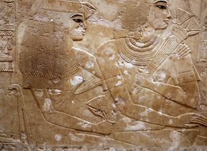 Ramose und seine Frau (Relief)