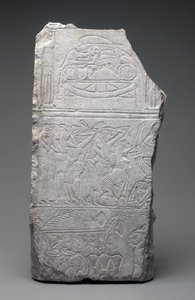 Relief von Trauernden und Begräbnismahlzeiten, Neues Reich, ca. 1340 v. Chr. von Egyptian 18th Dynasty