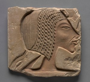 Talatat: Porträt von Nofretete, ca. 1353-1347 v. Chr. von Egyptian 18th Dynasty