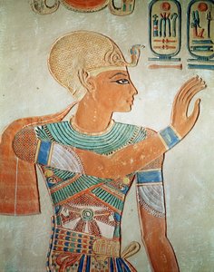 Porträt von Ramses III. (ca. 1184-1153 v. Chr.) aus dem Grab von Amen-Her-Khepshef, Neues Reich von Egyptian 19th Dynasty