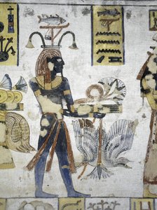Ritualopfer, Grab von Ramses III, Tal der Könige, Theben, Luxor, Ägypten von Egyptian 20th Dynasty
