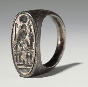 Ring von Ramses IV (1153-1147 v. Chr.) Neues Reich von Egyptian 20th Dynasty