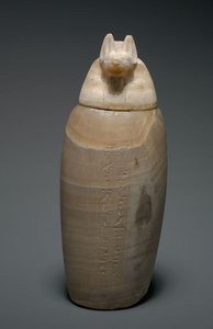 Kanopenkrug mit Schakalkopf, 664-525 v. Chr. von Egyptian 26th Dynasty